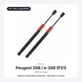 Gasveren met veer voor Peugeot 208 en e-208 (P21): achterklep automatisch openen